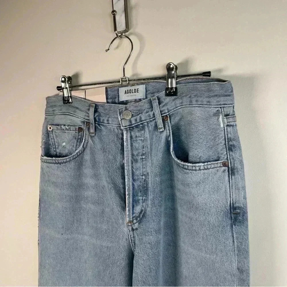 AGOLDE Light Wash Ripley Straight Leg Jean - Picture 4 of 9